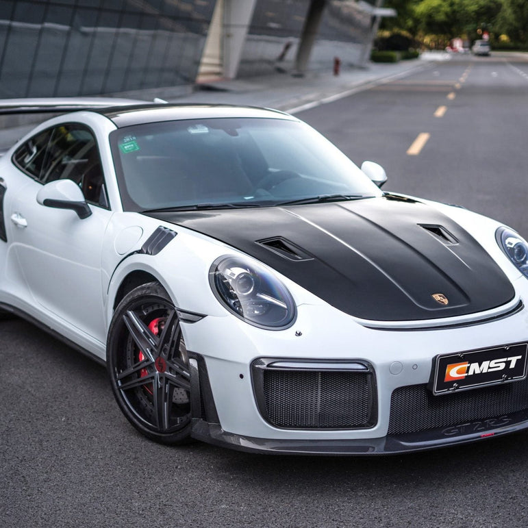CMST Carbon Fiber GT2RS Style Hood For Porsche 911 991.1 991.2 Turbo GT3 GT3RS 718 Cayman Boxster - Robot Bodykits