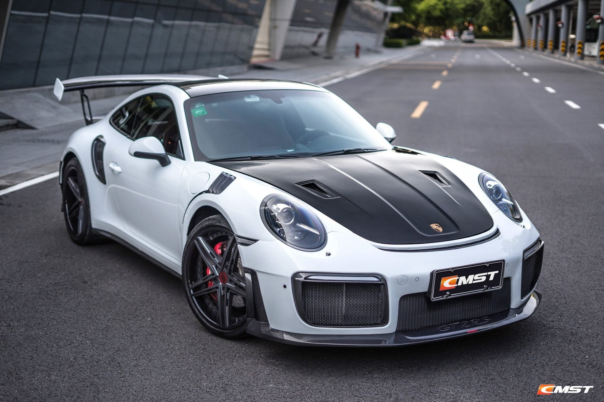 CMST Carbon Fiber GT2RS Style Hood For Porsche 911 991.1 991.2 Turbo GT3 GT3RS 718 Cayman Boxster - Robot Bodykits