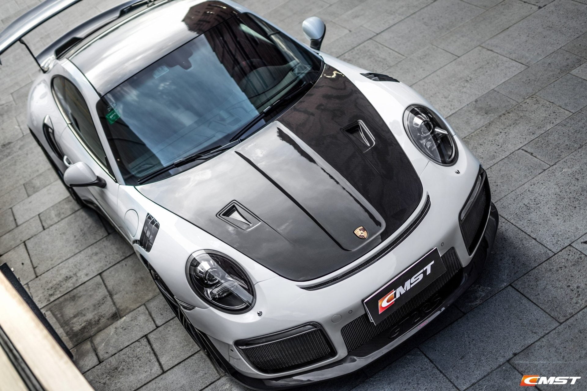 CMST Carbon Fiber GT2RS Style Hood For Porsche 911 991.1 991.2 Turbo GT3 GT3RS 718 Cayman Boxster - Robot Bodykits