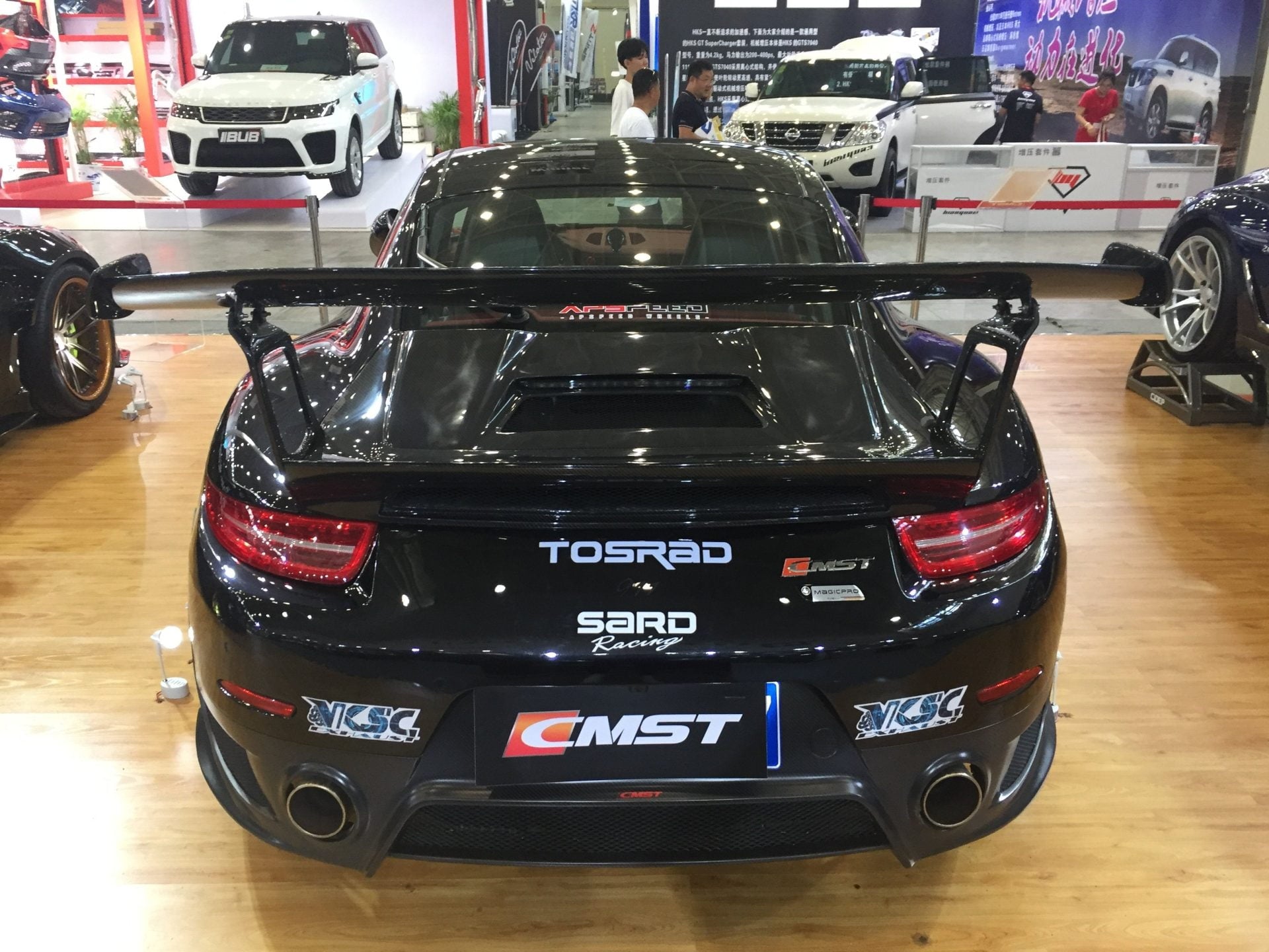 CMST Carbon Fiber Rear Bumper & Diffuser for Porsche 991.1 991.2 GT2RS (2012-2018) - Robot Bodykits