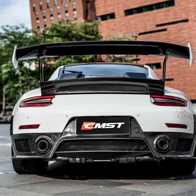 CMST Carbon Fiber Rear Bumper & Diffuser for Porsche 991.1 991.2 GT2RS (2012-2018) - Robot Bodykits