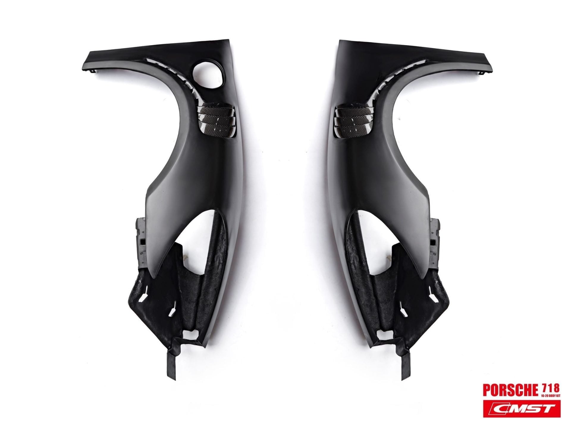 CMST Carbon Fiber Vented Fenders for Porsche Cayman/Boxster 718 2016-ON - Robot Bodykits