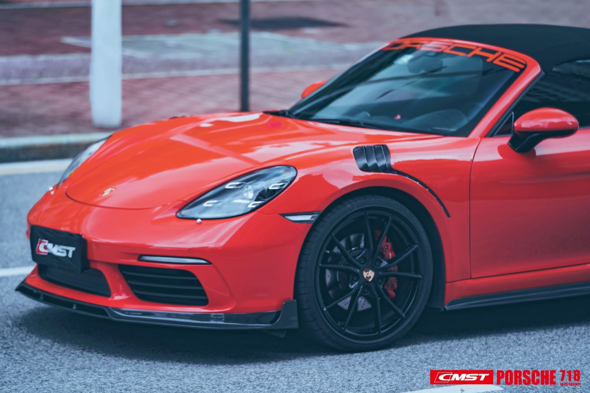 CMST Carbon Fiber Vented Fenders for Porsche Cayman/Boxster 718 2016-ON - Robot Bodykits