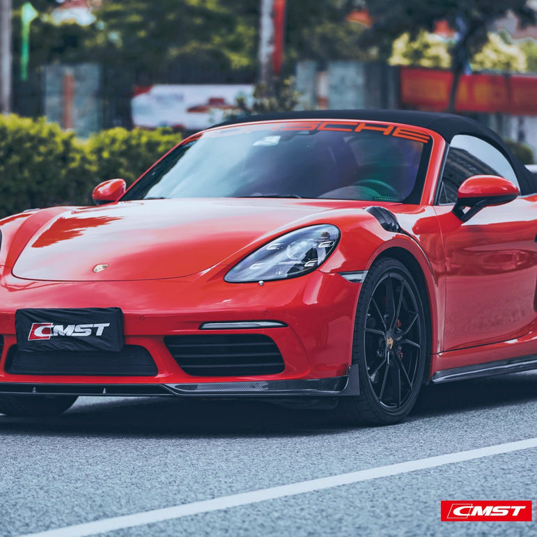 CMST Carbon Fiber Vented Fenders for Porsche Cayman/Boxster 718 2016-ON - Robot Bodykits