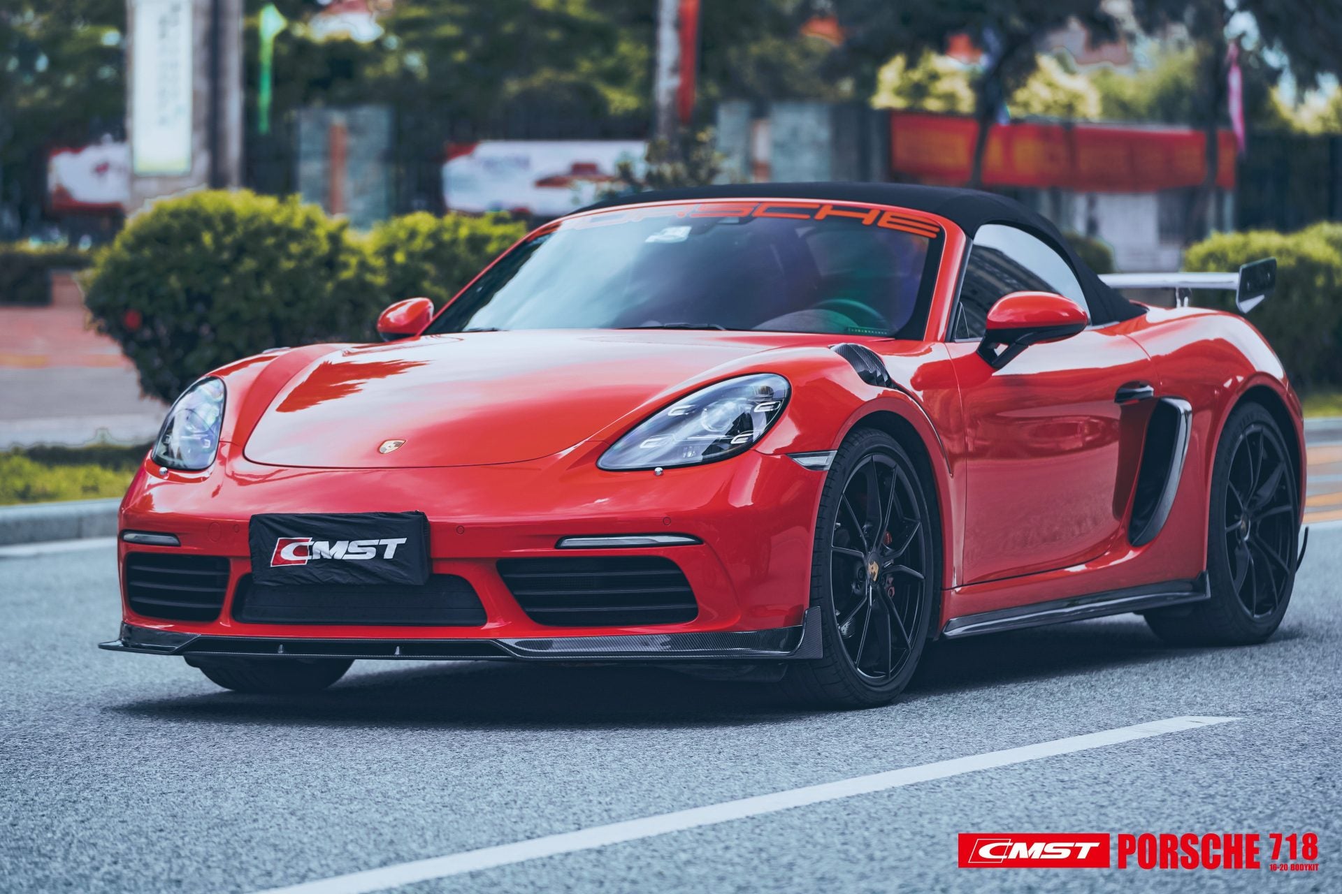 CMST Carbon Fiber Vented Fenders for Porsche Cayman/Boxster 718 2016-ON - Robot Bodykits