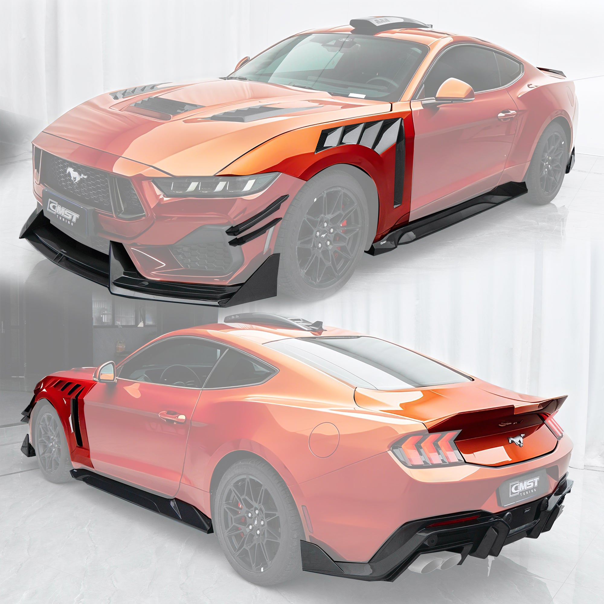 CMST Ford Mustang S650 2.3 / 5.0 Full Carbon Fibre Bodykit Style B