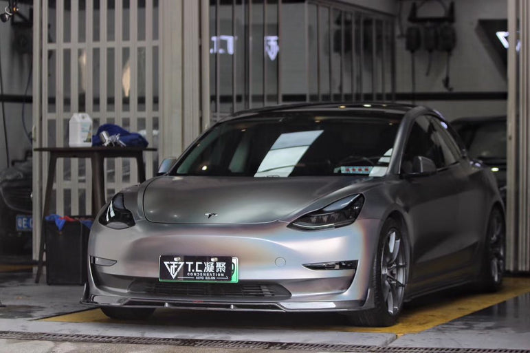 CMST Carbon Fiber Full Body Kit Style C for Tesla Model 3 - Robot Bodykits
