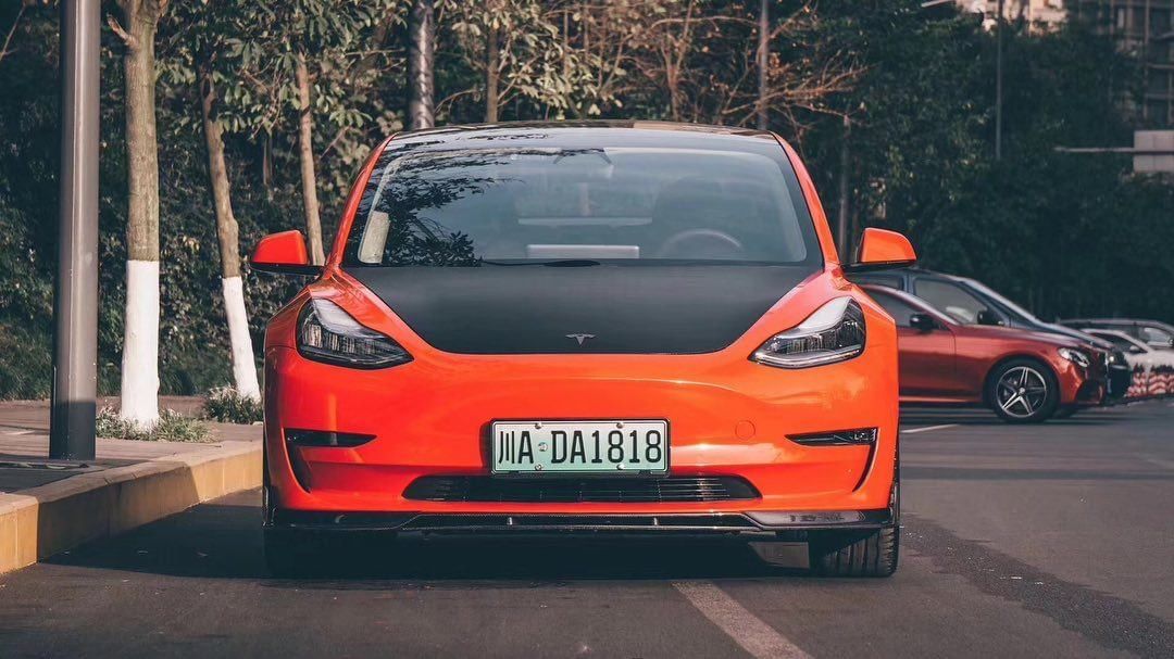 CMST Carbon Fiber Full Body Kit Style C for Tesla Model 3 - Robot Bodykits