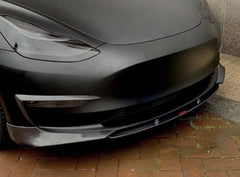 CMST Tesla Model 3 Carbon Fiber Front Lip Ver.3