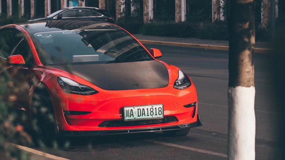 CMST Carbon Fiber Full Body Kit Style C for Tesla Model 3 - Robot Bodykits