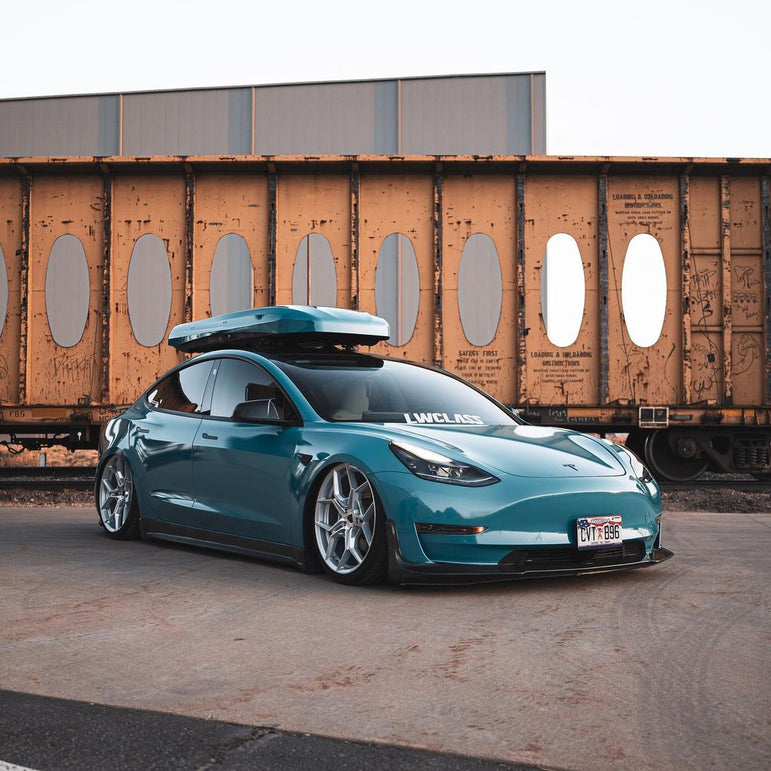 CMST Tesla Model 3 Carbon Fiber Full Body Kit Style E - Robot Bodykits