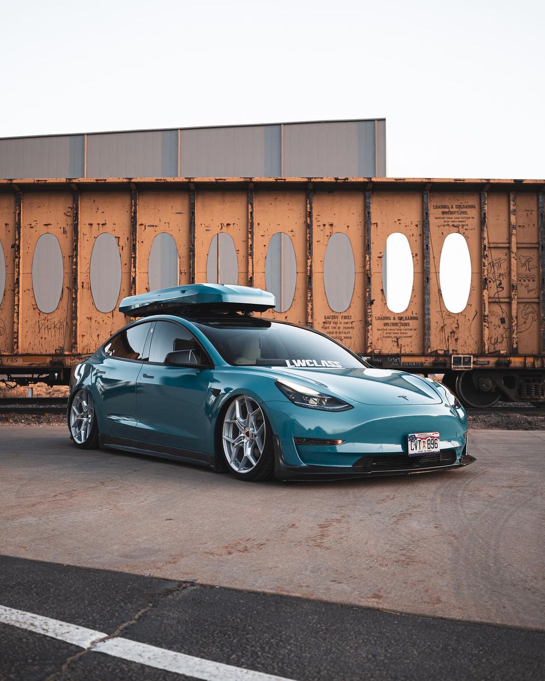 CMST Tesla Model 3 Carbon Fiber Full Body Kit Style E - Robot Bodykits