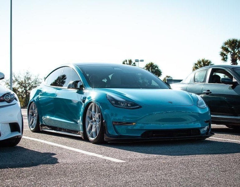 CMST Tesla Model 3 Carbon Fiber Full Body Kit Style E - Robot Bodykits