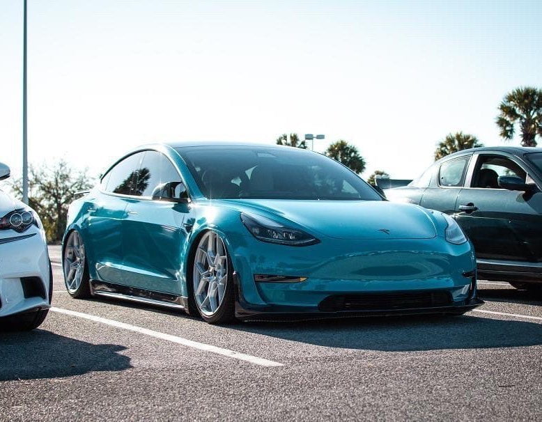 CMST Tesla Model 3 Carbon Fiber Full Body Kit Style E - Robot Bodykits
