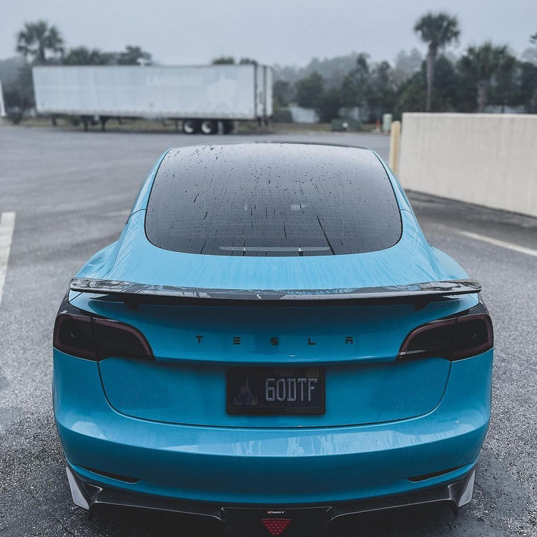 CMST Tesla Model 3 Carbon Fiber Full Body Kit Style E - Robot Bodykits