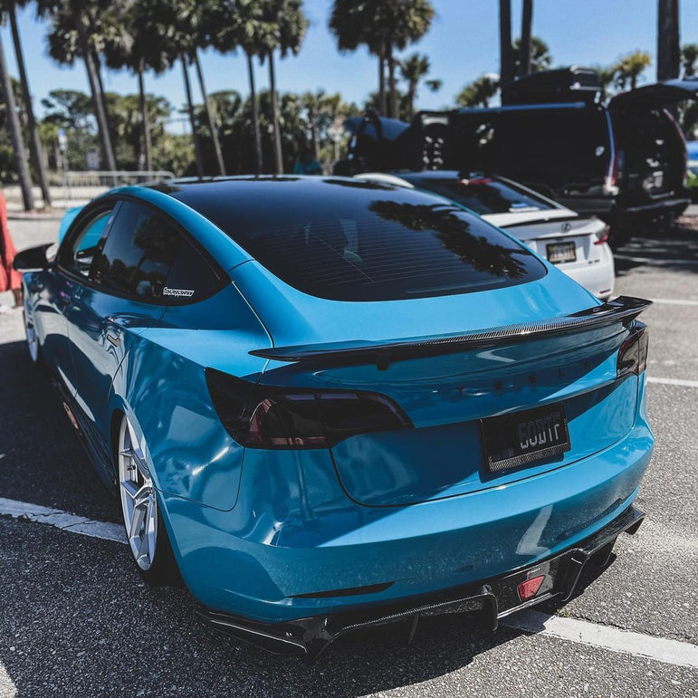 CMST Tesla Model 3 Carbon Fiber Full Body Kit Style E - Robot Bodykits