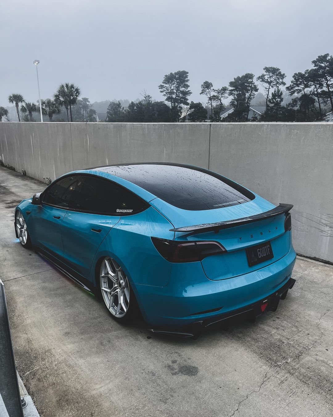 CMST Tesla Model 3 Carbon Fiber Full Body Kit Style E - Robot Bodykits