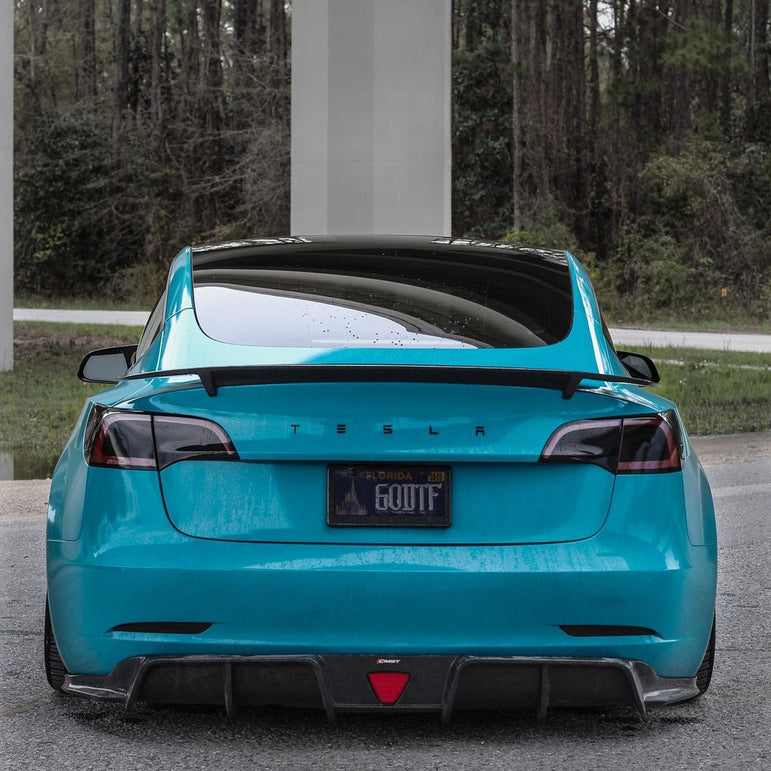 CMST Tesla Model 3 Carbon Fiber Full Body Kit Style E - Robot Bodykits