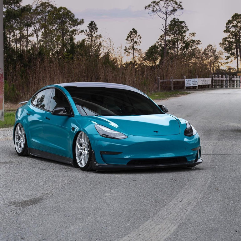 CMST Tesla Model 3 Carbon Fiber Full Body Kit Style E - Robot Bodykits