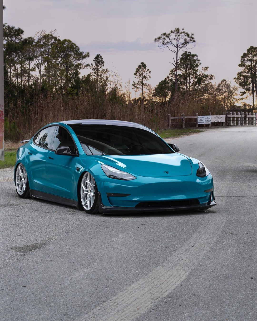 CMST Tesla Model 3 Carbon Fiber Full Body Kit Style E - Robot Bodykits