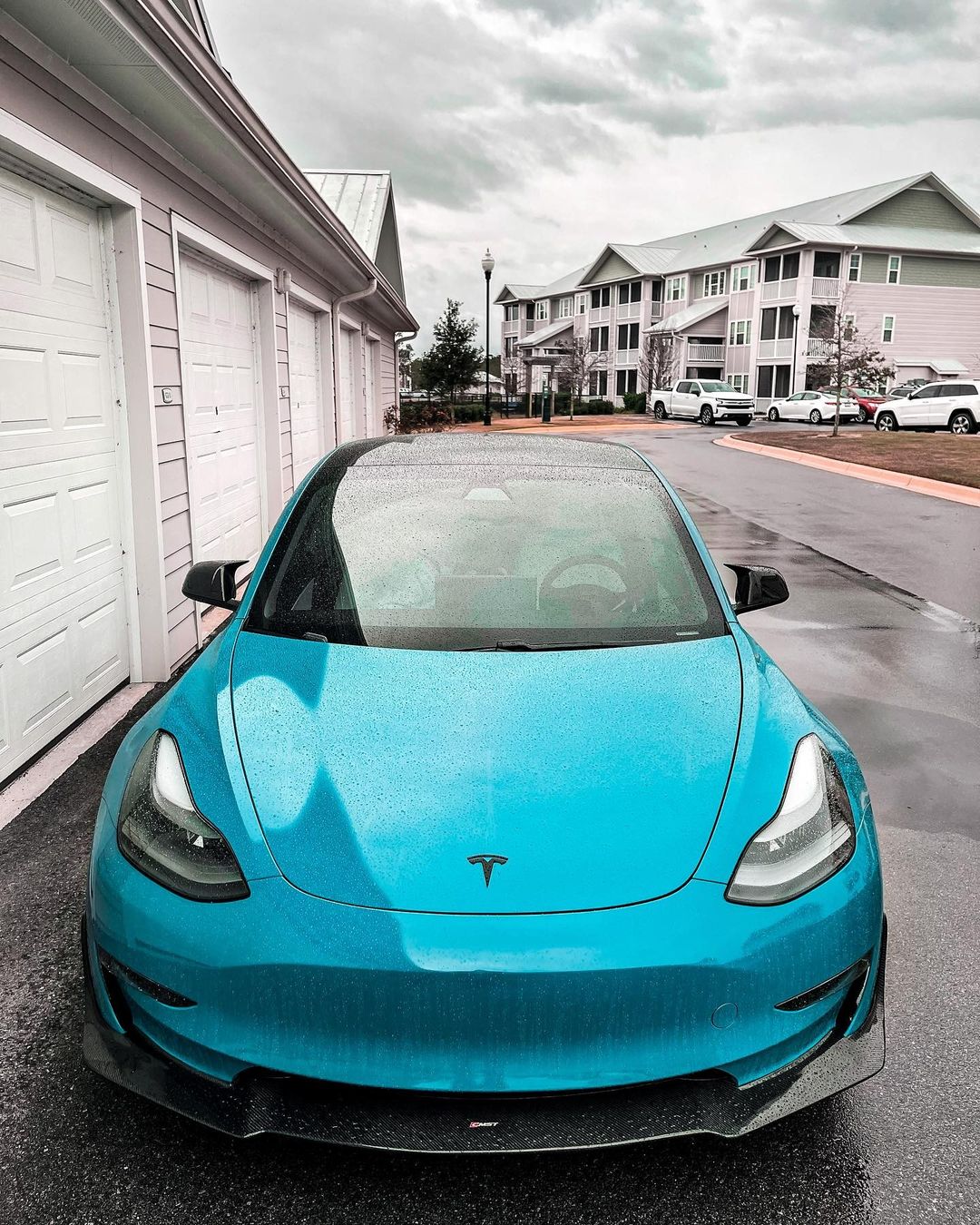 CMST Tesla Model 3 Carbon Fiber Full Body Kit Style E - Robot Bodykits