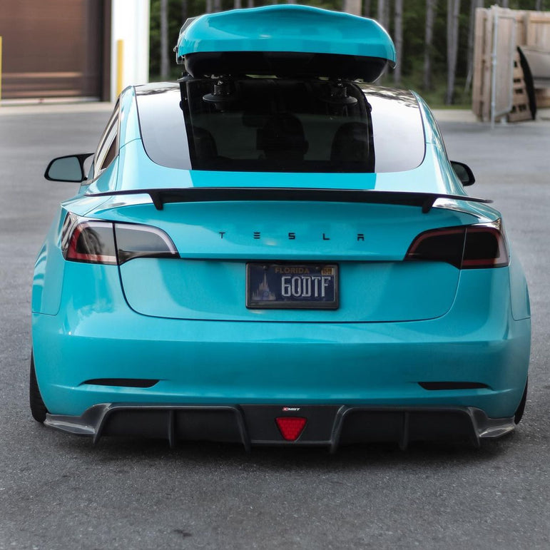 CMST Tesla Model 3 Carbon Fiber Full Body Kit Style E - Robot Bodykits