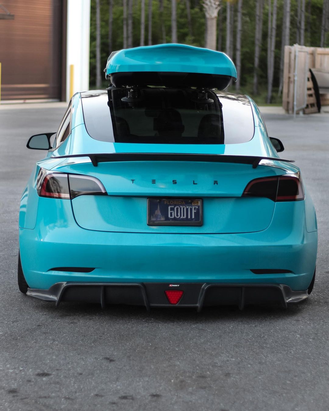 CMST Tesla Model 3 Carbon Fiber Full Body Kit Style E - Robot Bodykits
