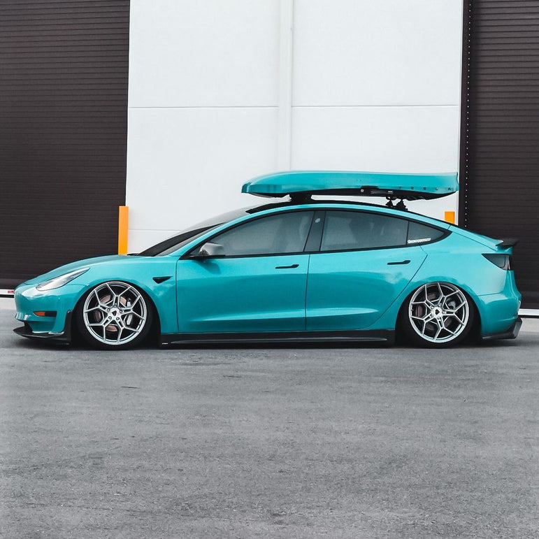 CMST Tesla Model 3 Carbon Fiber Full Body Kit Style E - Robot Bodykits