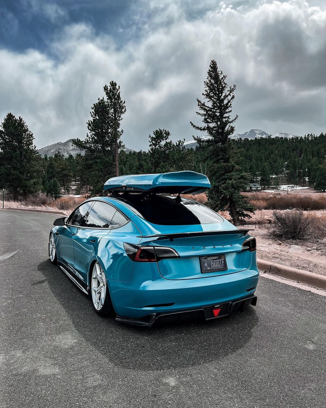 CMST Tesla Model 3 Carbon Fiber Full Body Kit Style E - Robot Bodykits