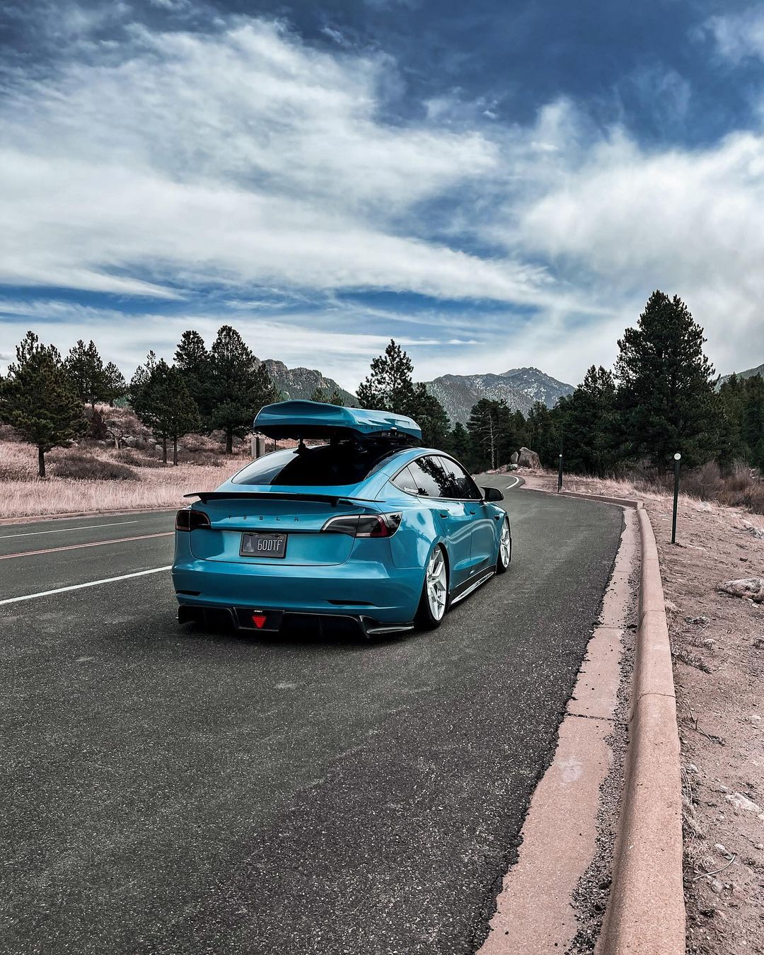 CMST Tesla Model 3 Carbon Fiber Full Body Kit Style E - Robot Bodykits