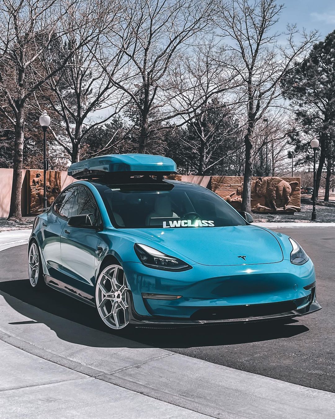 CMST Tesla Model 3 Carbon Fiber Full Body Kit Style E - Robot Bodykits