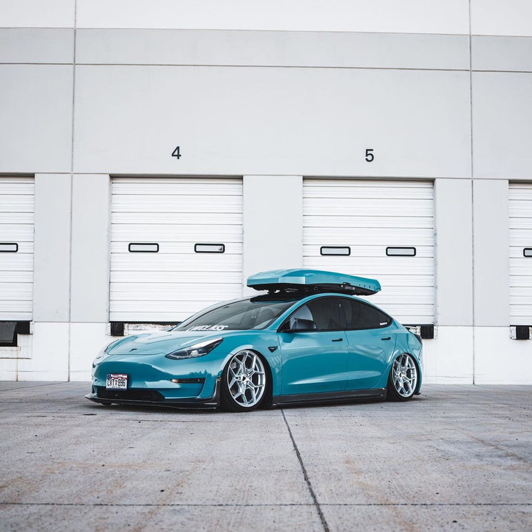 CMST Tesla Model 3 Carbon Fiber Full Body Kit Style E - Robot Bodykits