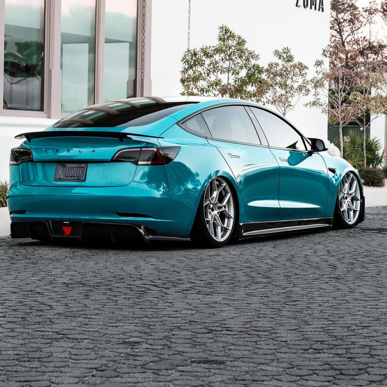 CMST Tesla Model 3 Carbon Fiber Full Body Kit Style E - Robot Bodykits