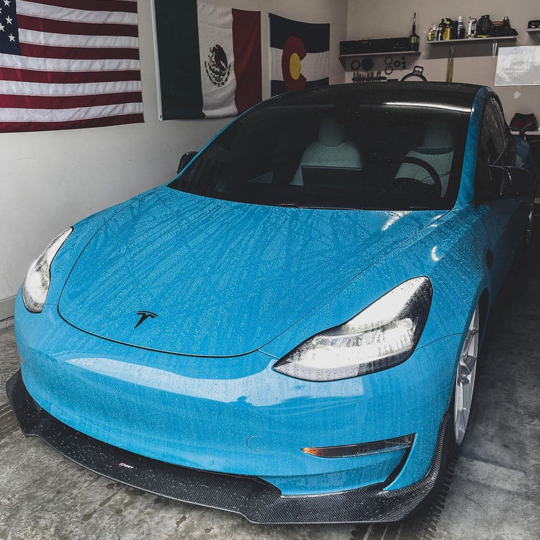 CMST Tesla Model 3 Carbon Fiber Full Body Kit Style E - Robot Bodykits