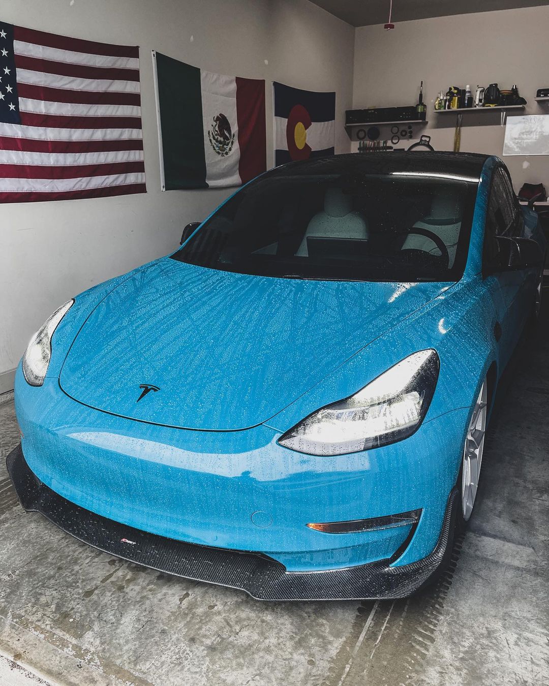 CMST Tesla Model 3 Carbon Fiber Full Body Kit Style E - Robot Bodykits