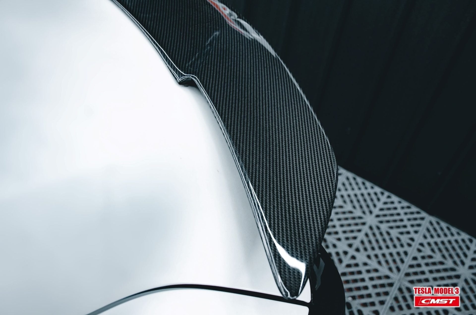 CMST Tesla Model 3 Carbon Fiber Full Body Kit Style E - Robot Bodykits