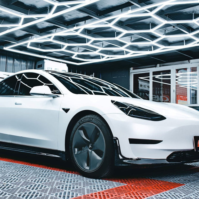 CMST Tesla Model 3 Carbon Fiber Full Body Kit Style E - Robot Bodykits