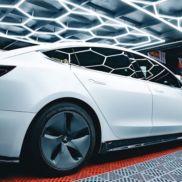 CMST Tesla Model 3 Carbon Fiber Full Body Kit Style E - Robot Bodykits