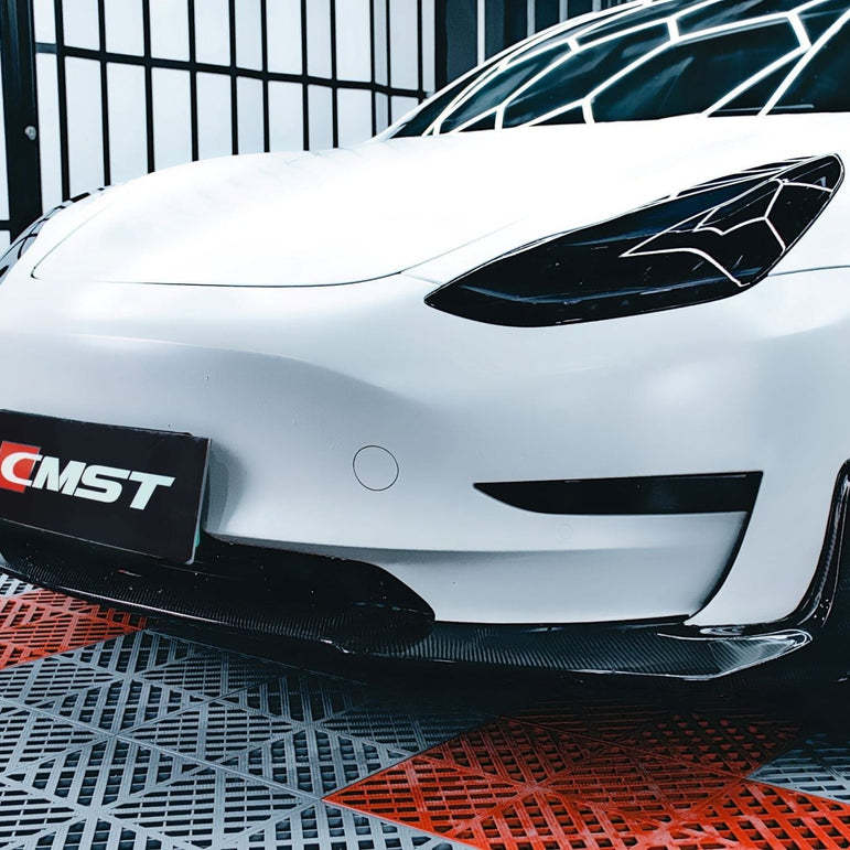 CMST Tesla Model 3 Carbon Fiber Full Body Kit Style E - Robot Bodykits