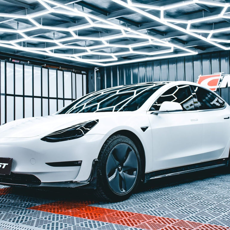 CMST Tesla Model 3 Carbon Fiber Full Body Kit Style E - Robot Bodykits