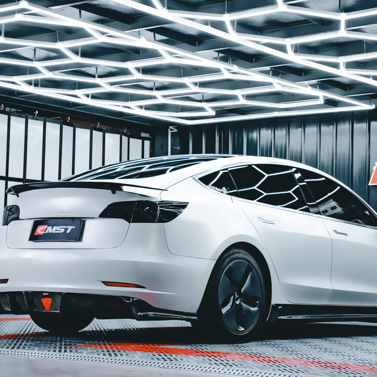 CMST Tesla Model 3 Carbon Fiber Full Body Kit Style E - Robot Bodykits