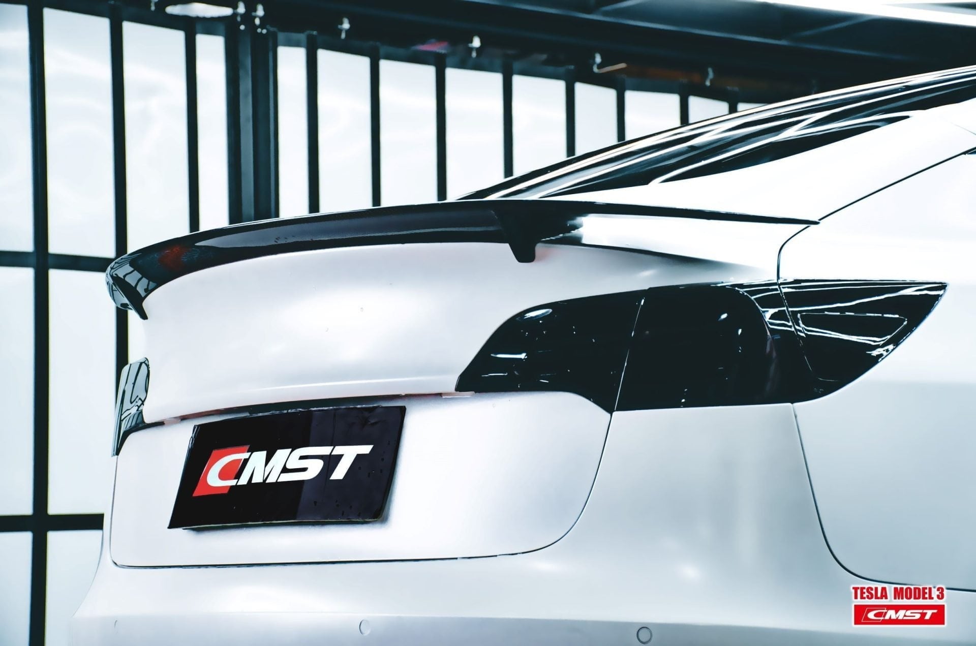 CMST Tesla Model 3 Carbon Fiber Full Body Kit Style E - Robot Bodykits