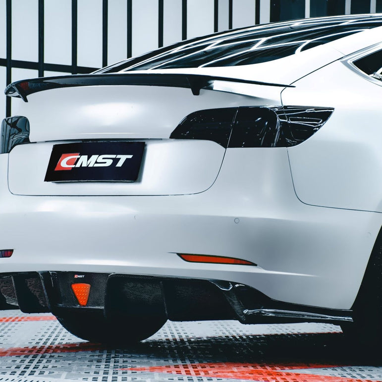 CMST Tesla Model 3 Carbon Fiber Full Body Kit Style E - Robot Bodykits
