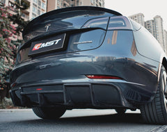 CMST Tesla Model 3 Carbon Fiber Rear Diffuser Ver.1