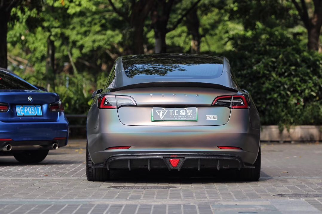 CMST Carbon Fiber Full Body Kit Style A for Tesla Model 3 - Robot Bodykits