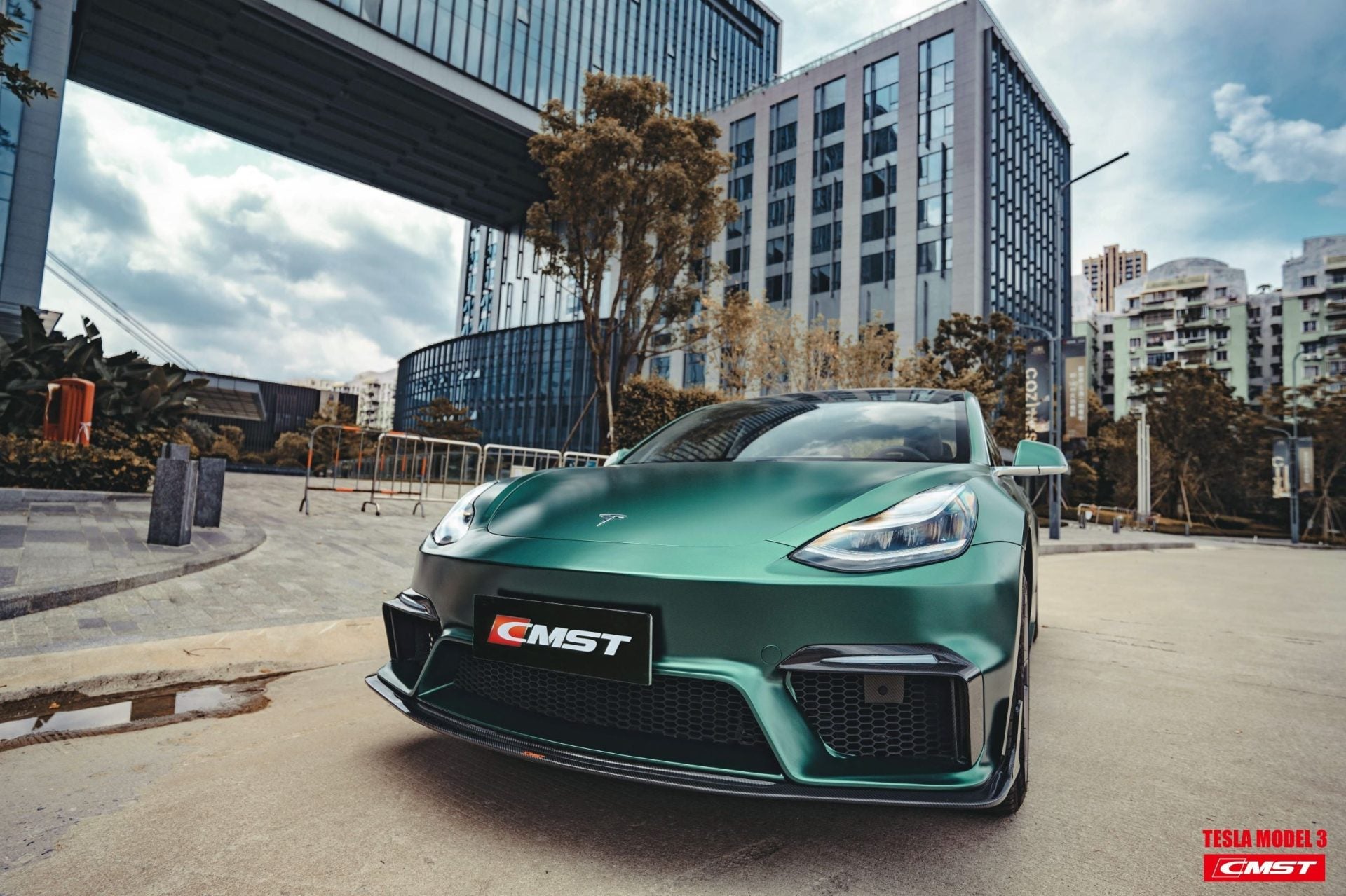 CMST Tuning Carbon Fiber Full Body Kit Style D for Tesla Model 3