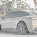 CMST Carbon Fiber Widebody Wheel Arches ( 10 Pcs ) for Tesla Model X 2016-2021 - Robot Bodykits