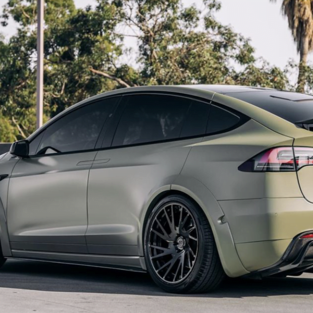 CMST Carbon Fiber Widebody Wheel Arches ( 10 Pcs ) for Tesla Model X 2016-2021