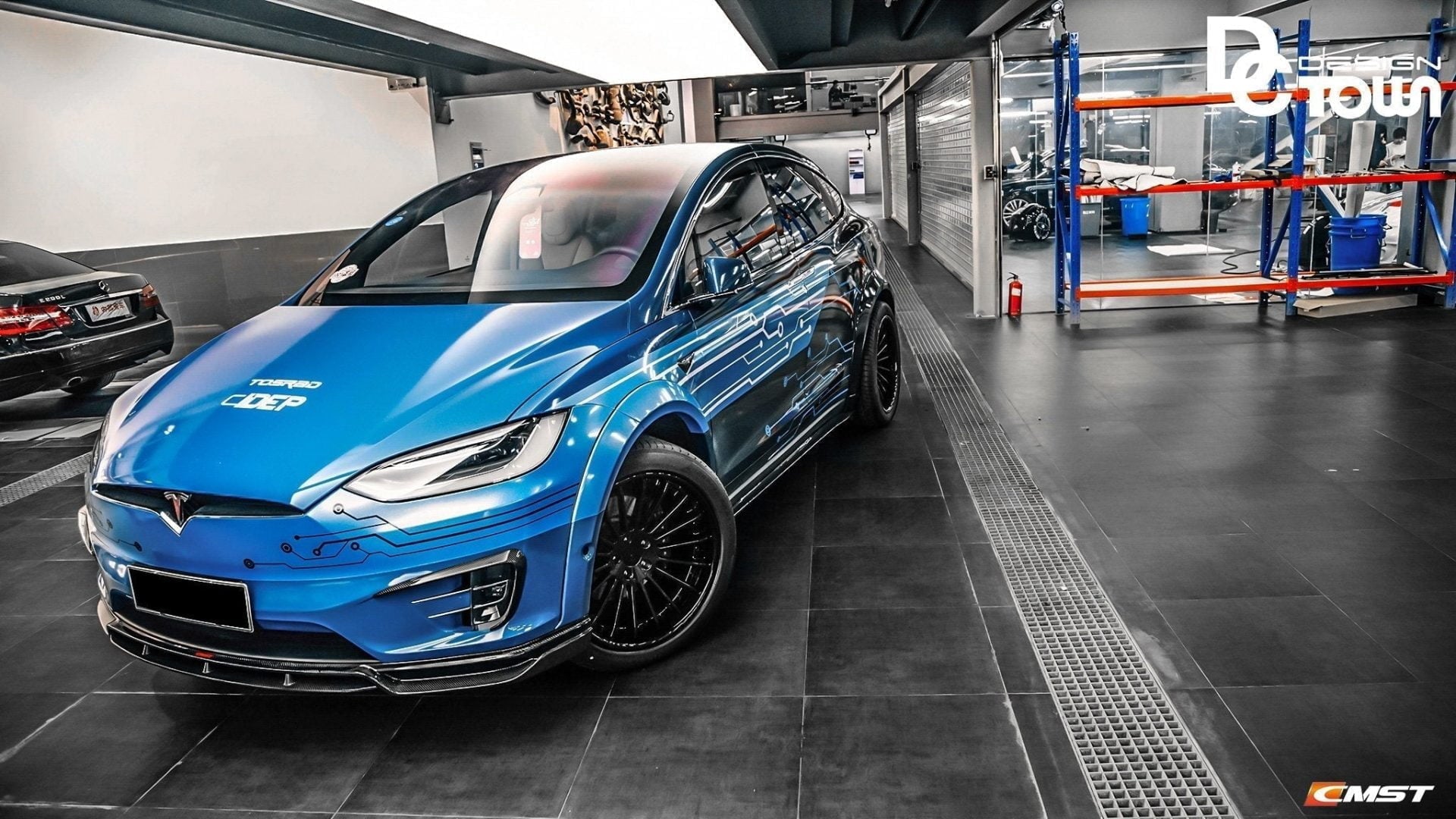 CMST Carbon Fiber Full Body Kit for Tesla Model X 2016-2021 - Robot Bodykits