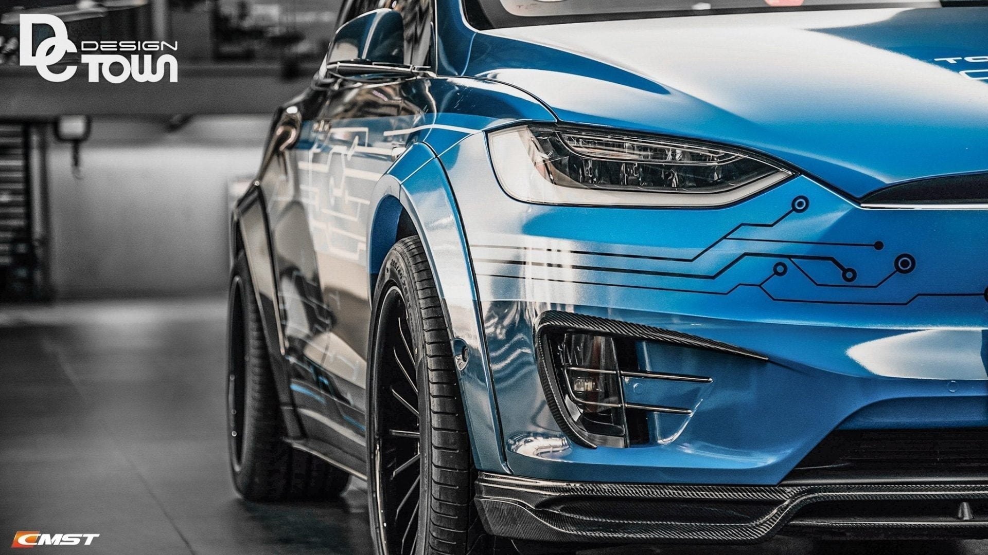 CMST Carbon Fiber Full Body Kit for Tesla Model X 2016-2021 - Robot Bodykits